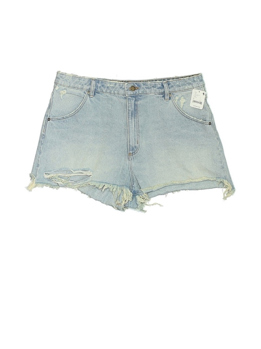 Rolla's Dusters Short in the Layla Bleach wash Cheeky Denim High Rise Slim 33 - Picture 2 of 6